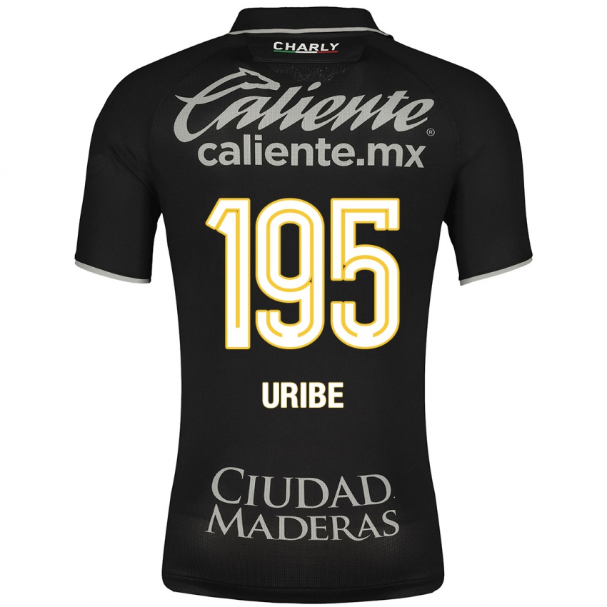 Herren Héctor Uribe #195 Schwarz Auswärtstrikot Trikot 2023/24 T-Shirt Schweiz