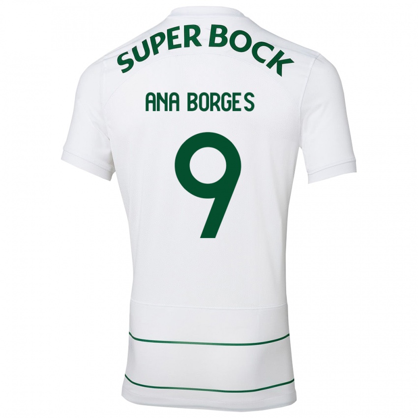 Herren Ana Catarina Marques Borges #9 Weiß Auswärtstrikot Trikot 2023/24 T-Shirt Schweiz