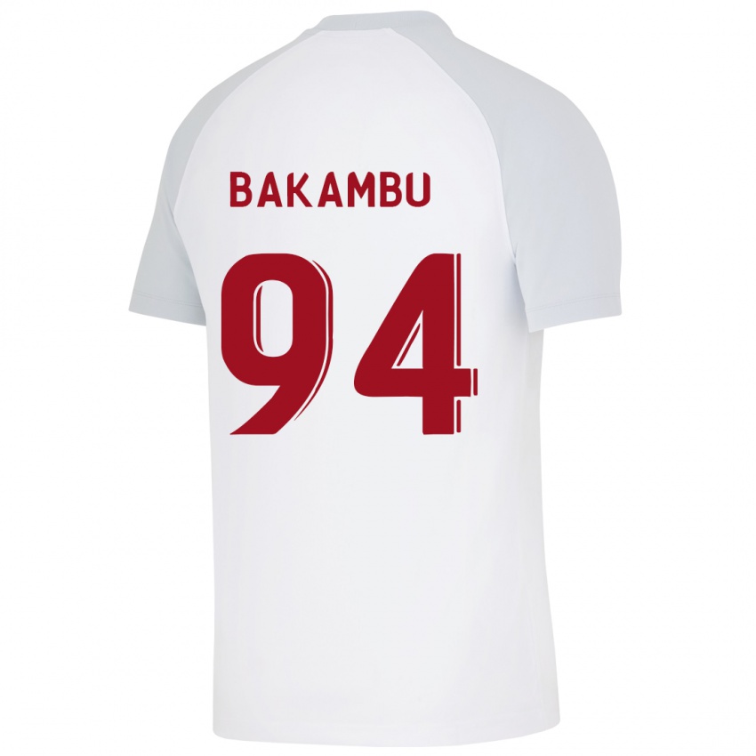 Herren Cedric Bakambu #94 Weiß Auswärtstrikot Trikot 2023/24 T-Shirt Schweiz