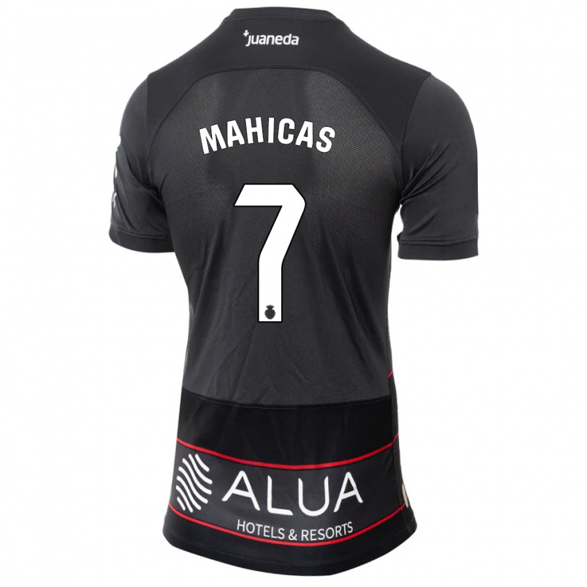 Herren Julián Mahicas #7 Schwarz Auswärtstrikot Trikot 2023/24 T-Shirt Schweiz