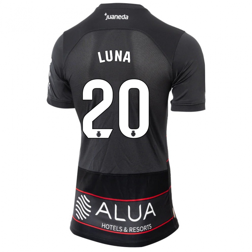 Herren Daniel Luna #20 Schwarz Auswärtstrikot Trikot 2023/24 T-Shirt Schweiz