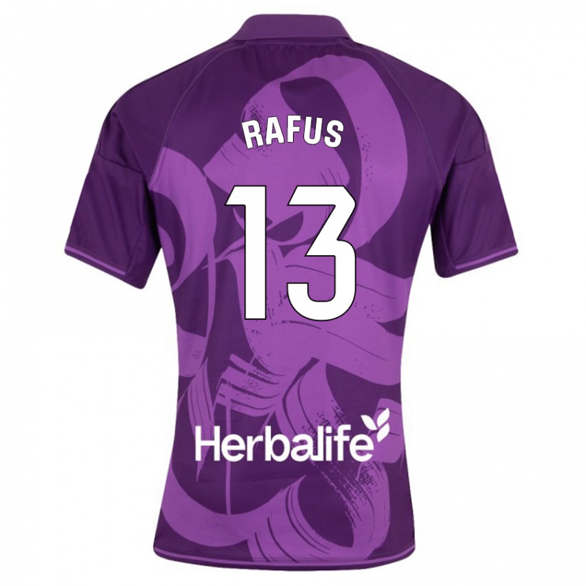 Herren Arnau Rafus #13 Violett Auswärtstrikot Trikot 2023/24 T-Shirt Schweiz