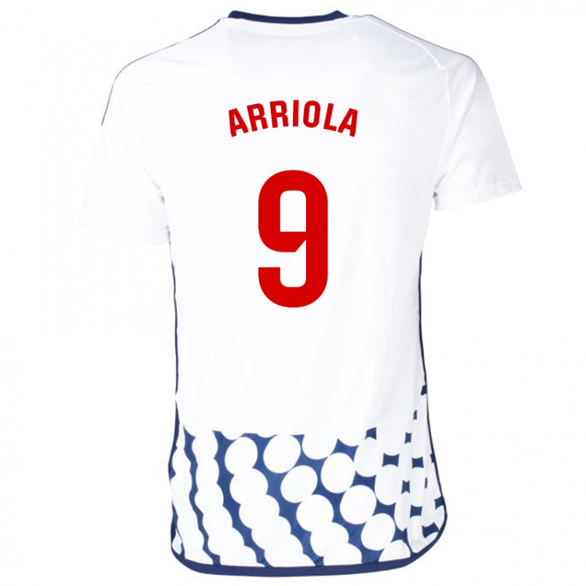 Herren Marcos Arriola #9 Weiß Auswärtstrikot Trikot 2023/24 T-Shirt Schweiz