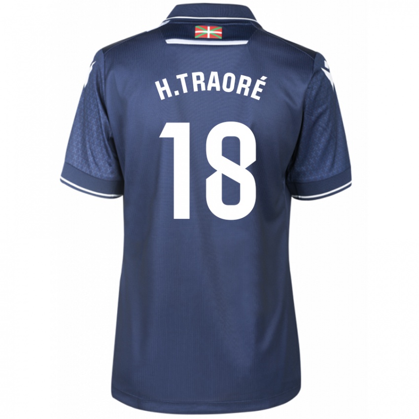 Herren Hamari Traore #18 Marine Auswärtstrikot Trikot 2023/24 T-Shirt Schweiz