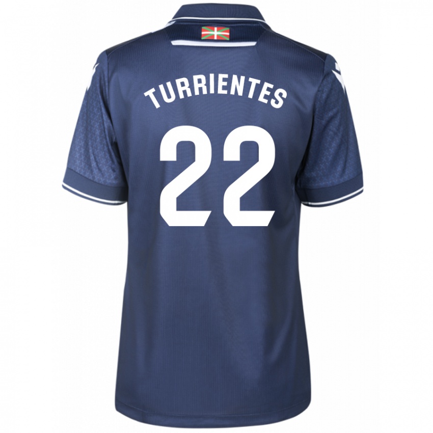 Herren Benat Turrientes #22 Marine Auswärtstrikot Trikot 2023/24 T-Shirt Schweiz