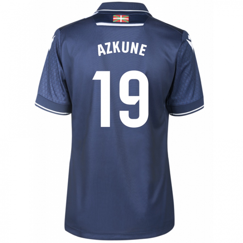 Herren Ekain Azkune #19 Marine Auswärtstrikot Trikot 2023/24 T-Shirt Schweiz