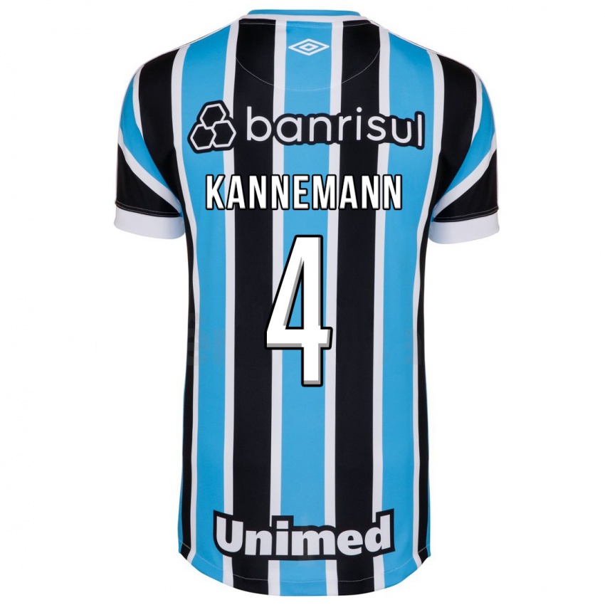 Damen Walter Kannemann #4 Blau Heimtrikot Trikot 2023/24 T-Shirt Schweiz