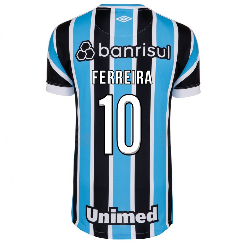 Damen Ferreira #10 Blau Heimtrikot Trikot 2023/24 T-Shirt Schweiz
