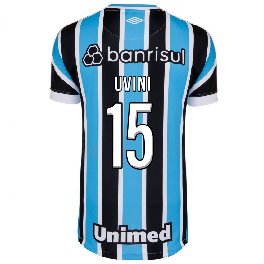 Damen Bruno Uvini #15 Blau Heimtrikot Trikot 2023/24 T-Shirt Schweiz