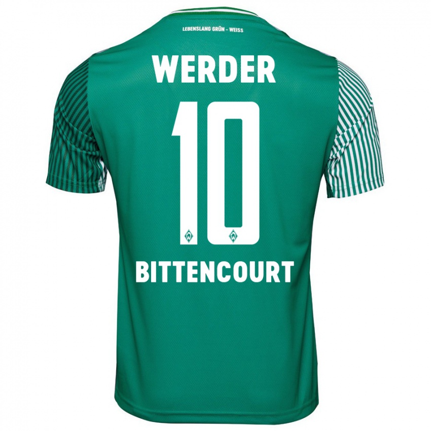 Damen Leonardo Bittencourt #10 Grün Heimtrikot Trikot 2023/24 T-Shirt Schweiz