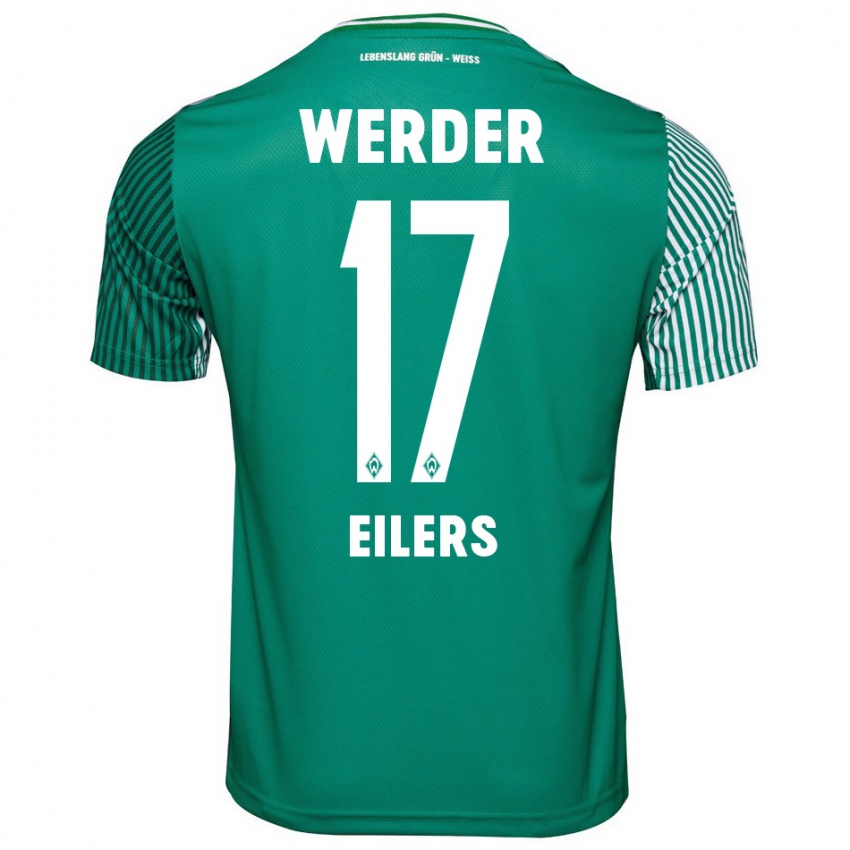 Damen Jonas Eilers #17 Grün Heimtrikot Trikot 2023/24 T-Shirt Schweiz