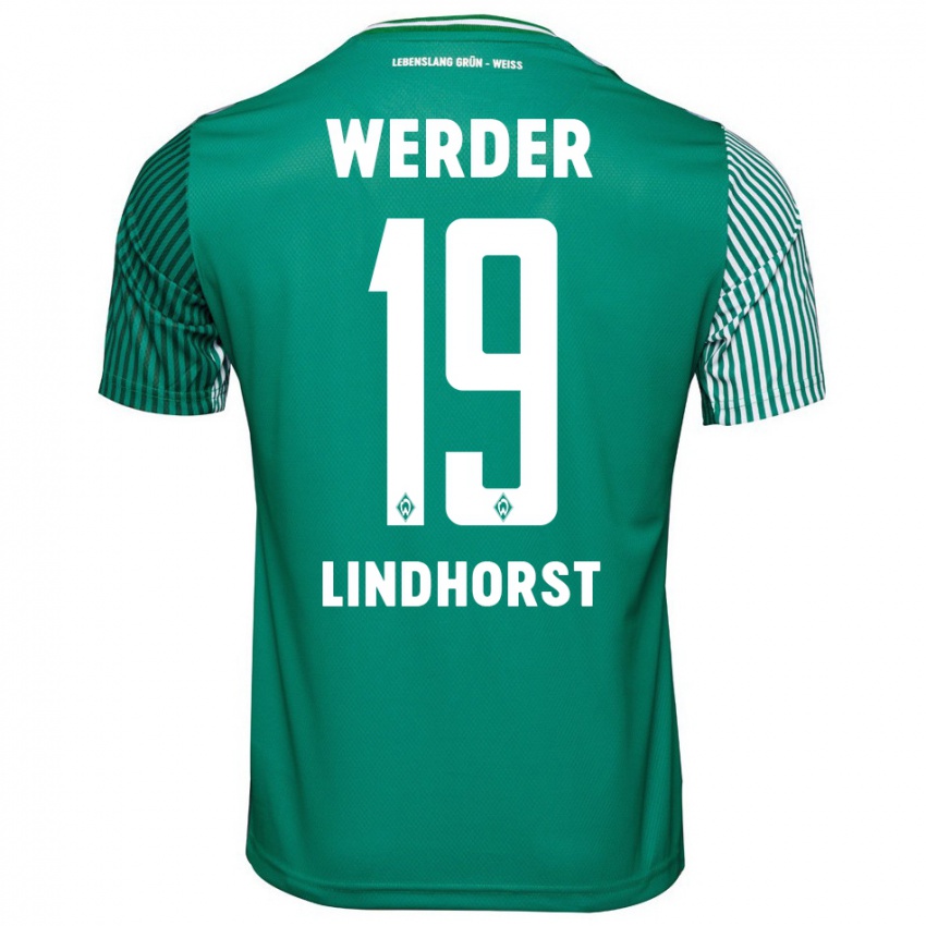Damen Jerrit Lindhorst #19 Grün Heimtrikot Trikot 2023/24 T-Shirt Schweiz