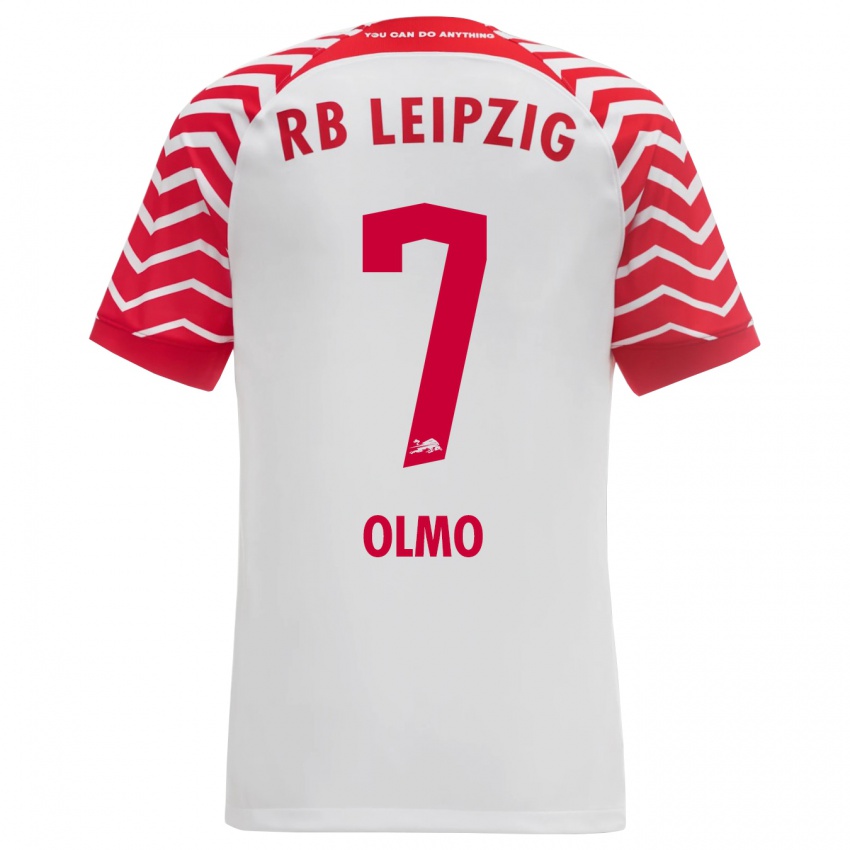 Damen Dani Olmo #7 Weiß Heimtrikot Trikot 2023/24 T-Shirt Schweiz