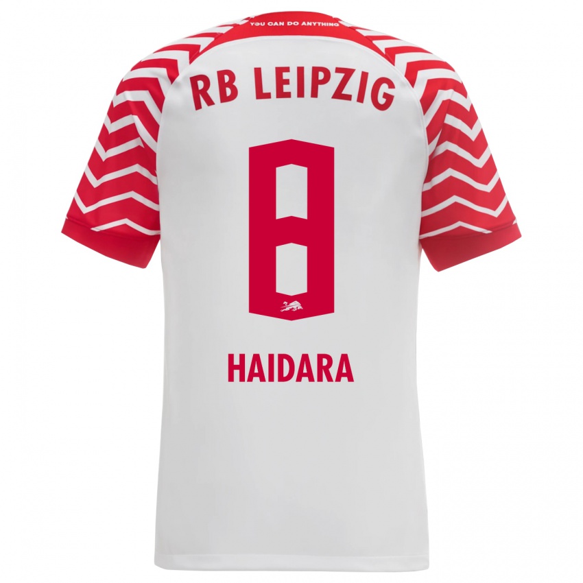Damen Amadou Haidara #8 Weiß Heimtrikot Trikot 2023/24 T-Shirt Schweiz