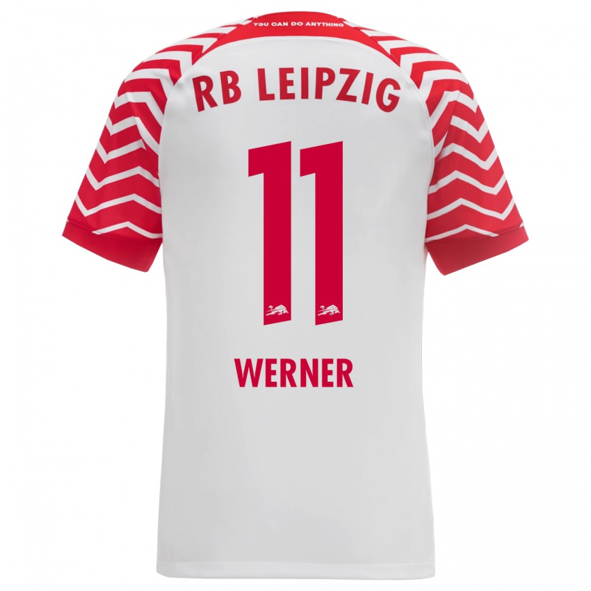 Damen Timo Werner #11 Weiß Heimtrikot Trikot 2023/24 T-Shirt Schweiz
