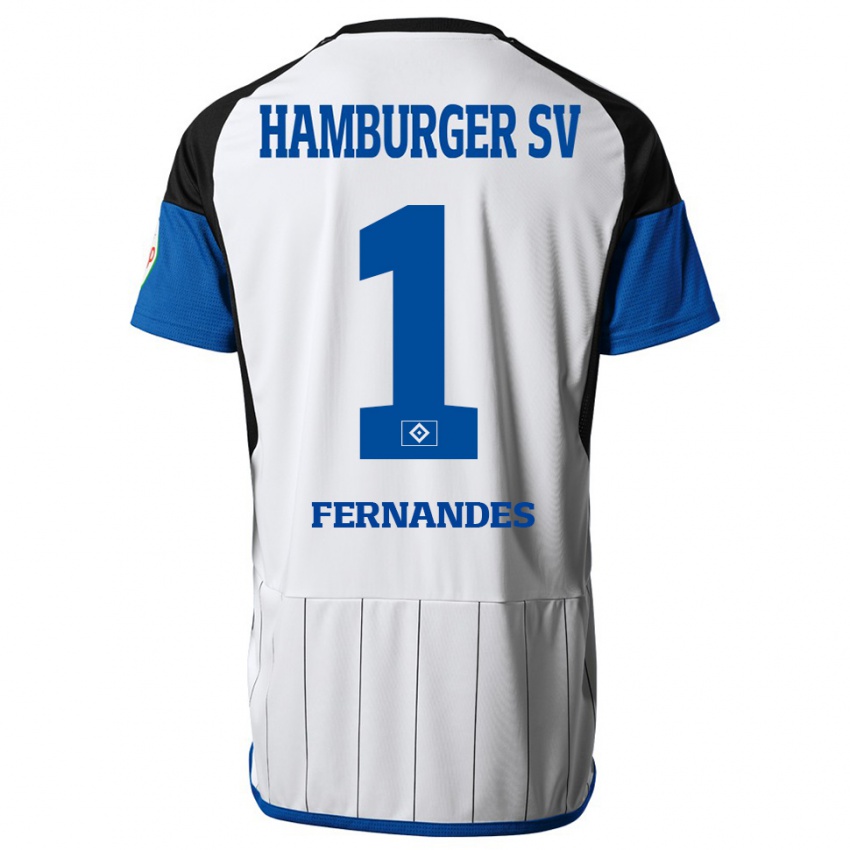 Damen Daniel Heuer Fernandes #1 Weiß Heimtrikot Trikot 2023/24 T-Shirt Schweiz