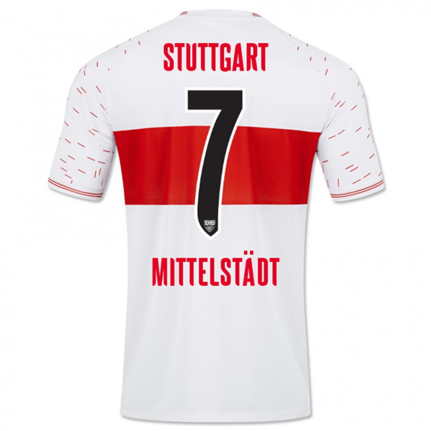 Damen Maximilian Mittelstädt #7 Weiß Heimtrikot Trikot 2023/24 T-Shirt Schweiz