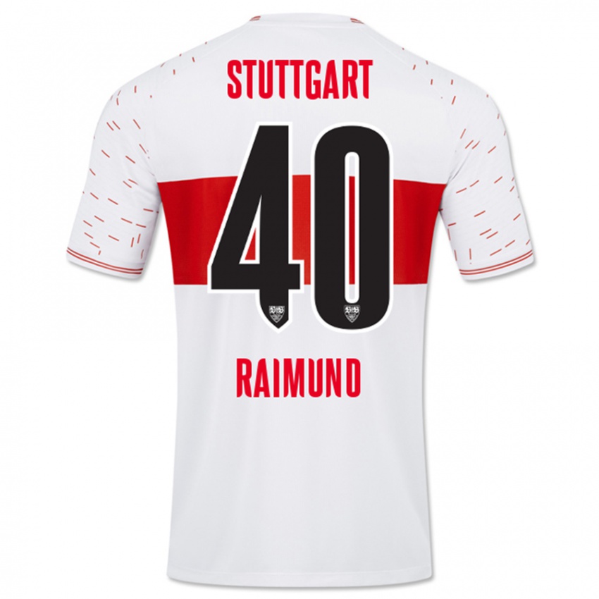 Damen Luca Raimund #40 Weiß Heimtrikot Trikot 2023/24 T-Shirt Schweiz