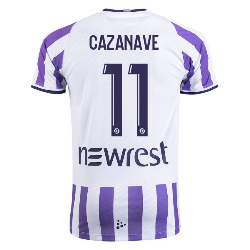 Damen Julie Cazanave #11 Weiß Heimtrikot Trikot 2023/24 T-Shirt Schweiz