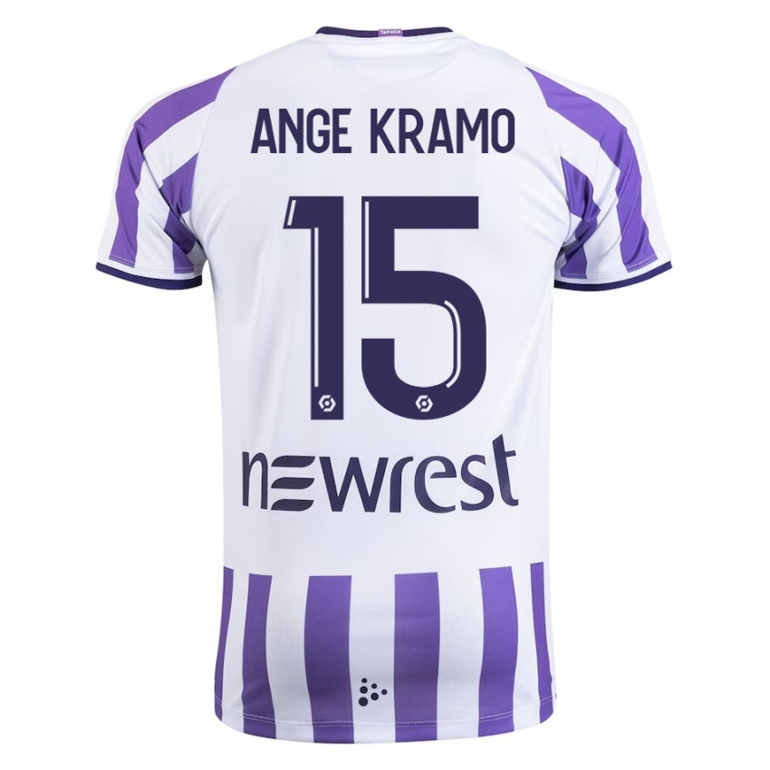 Damen Marie Ange Kramo #15 Weiß Heimtrikot Trikot 2023/24 T-Shirt Schweiz