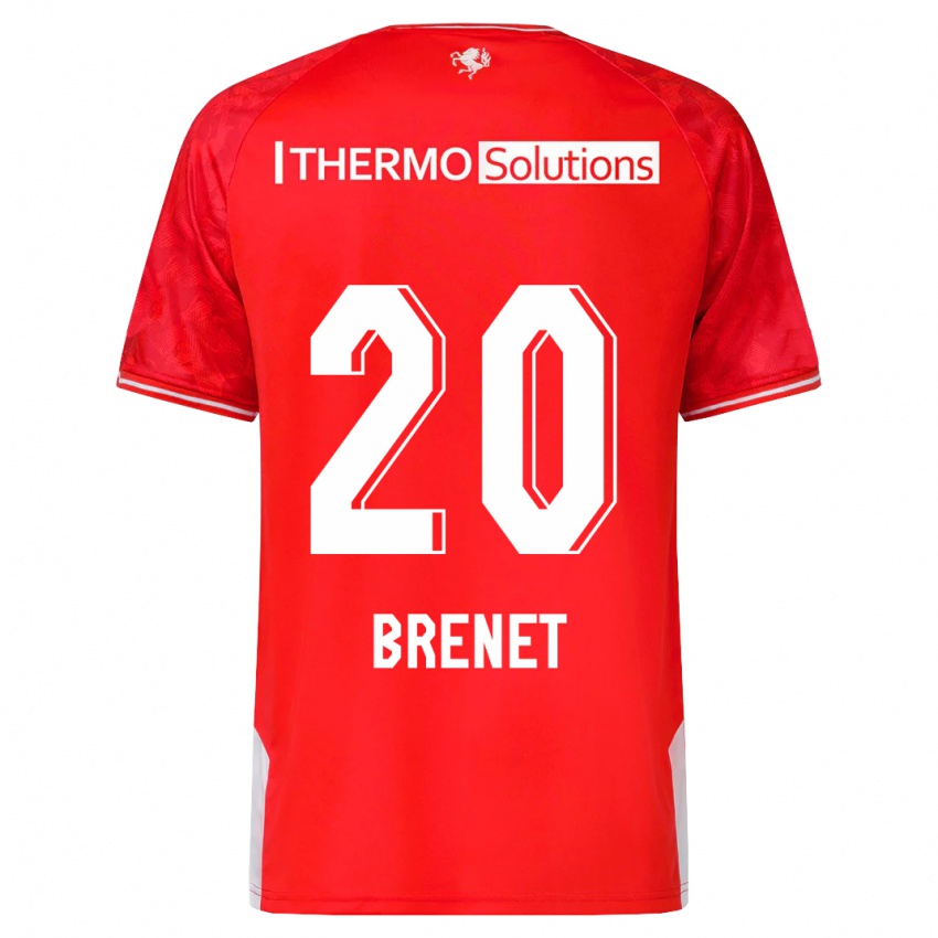 Damen Joshua Brenet #20 Rot Heimtrikot Trikot 2023/24 T-Shirt Schweiz