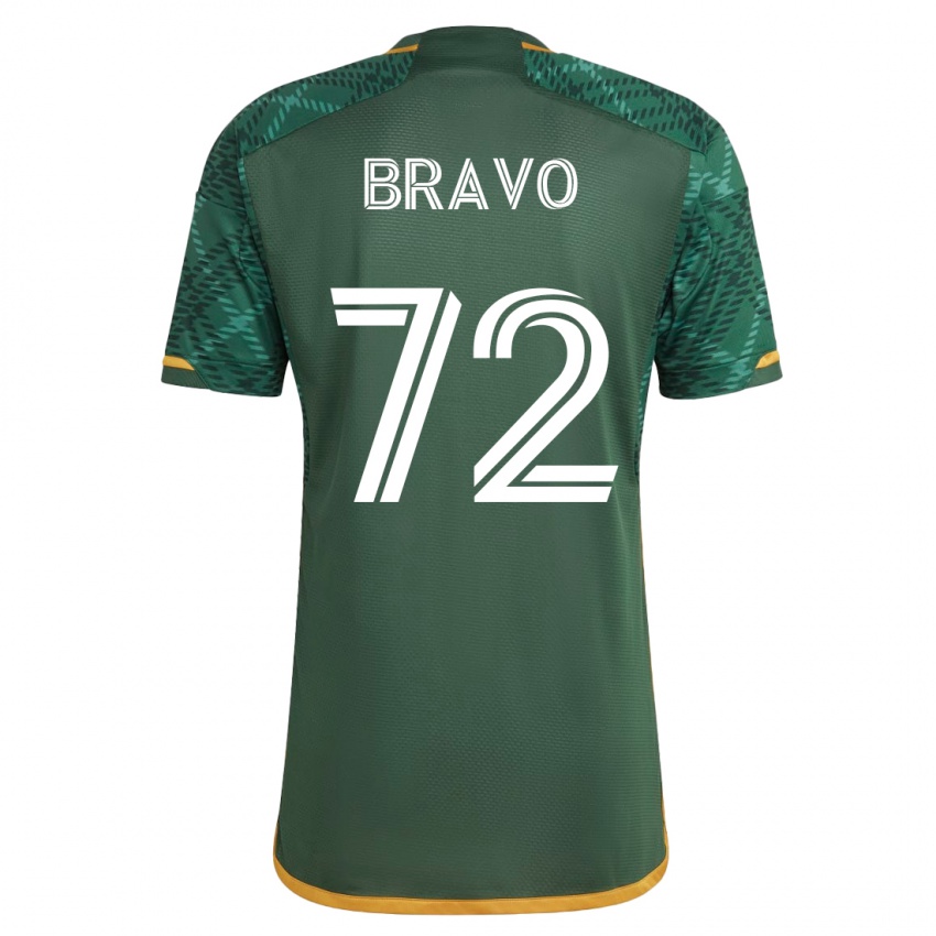 Damen Julian Bravo #72 Grün Heimtrikot Trikot 2023/24 T-Shirt Schweiz
