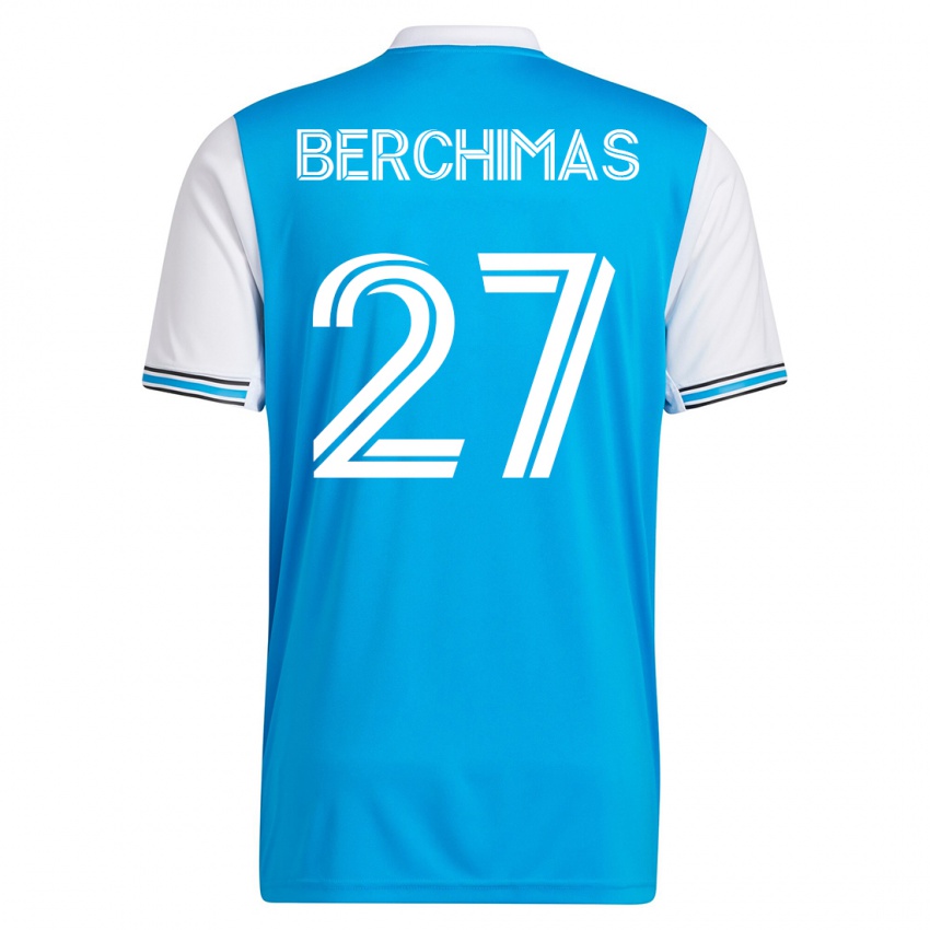 Damen Nimfasha Berchimas #27 Blau Heimtrikot Trikot 2023/24 T-Shirt Schweiz