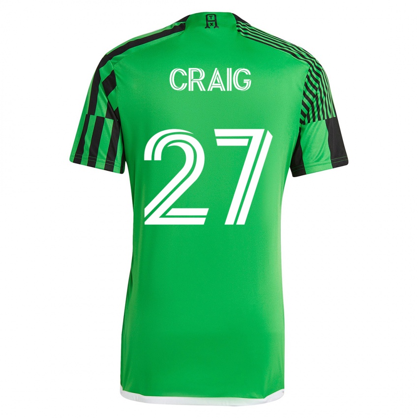 Damen Brandan Craig #27 Grün Schwarz Heimtrikot Trikot 2023/24 T-Shirt Schweiz