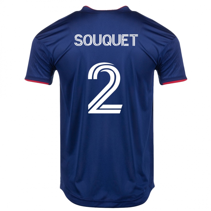 Damen Arnaud Souquet #2 Marine Heimtrikot Trikot 2023/24 T-Shirt Schweiz