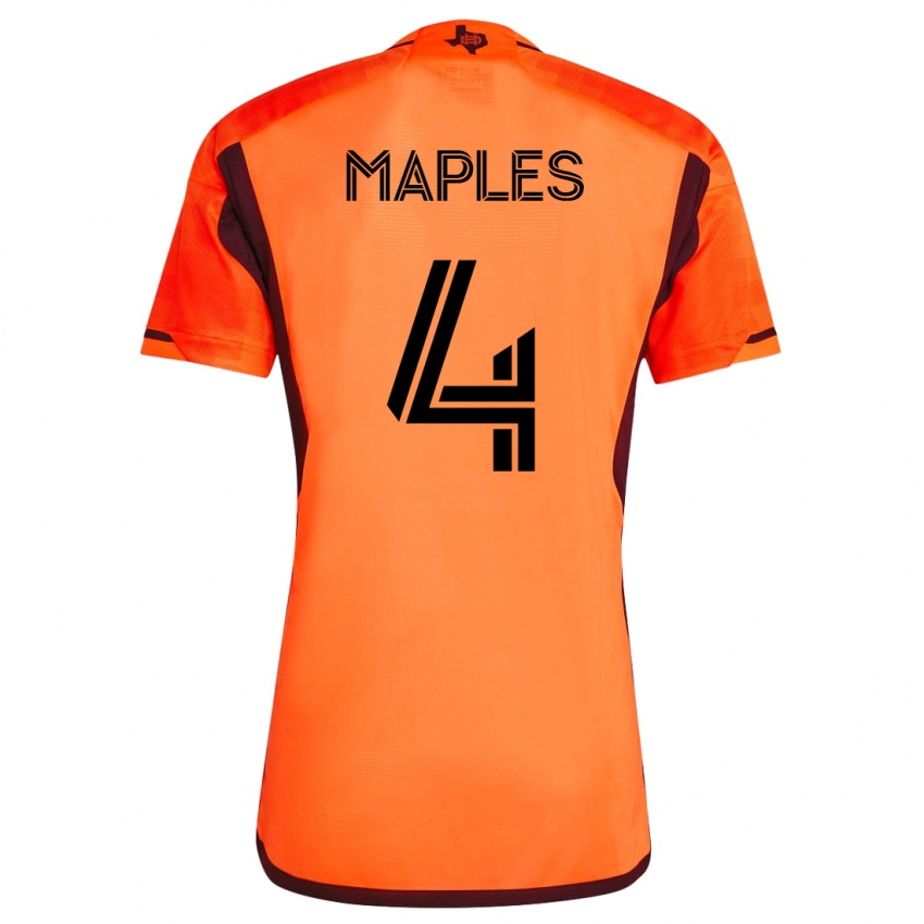 Damen Talen Maples #4 Orangefarben Heimtrikot Trikot 2023/24 T-Shirt Schweiz