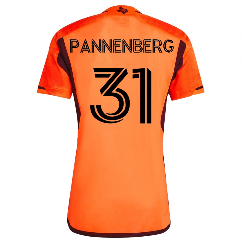 Damen Andrew Pannenberg #31 Orangefarben Heimtrikot Trikot 2023/24 T-Shirt Schweiz