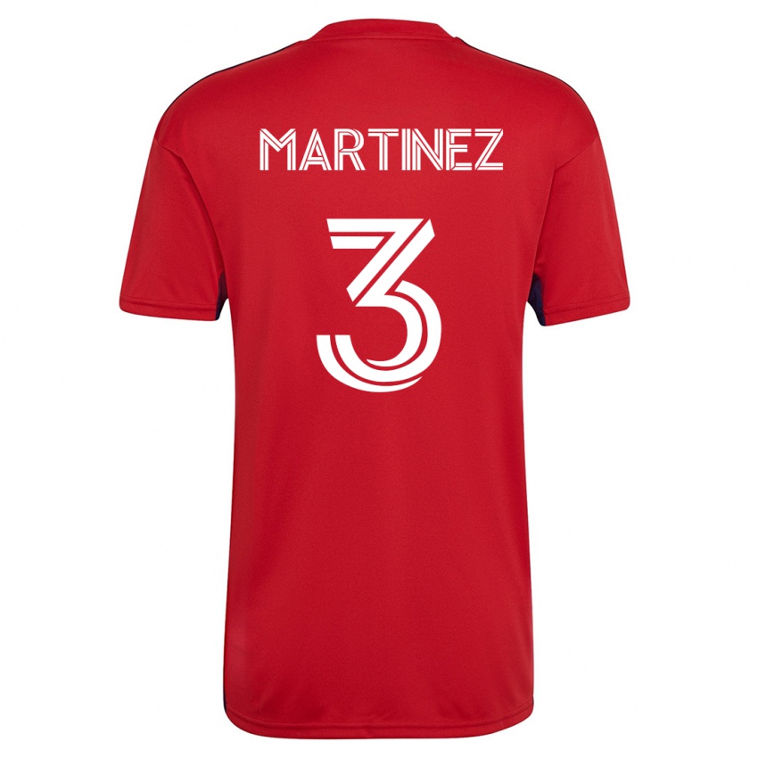 Damen José Antonio Martínez #3 Rot Heimtrikot Trikot 2023/24 T-Shirt Schweiz