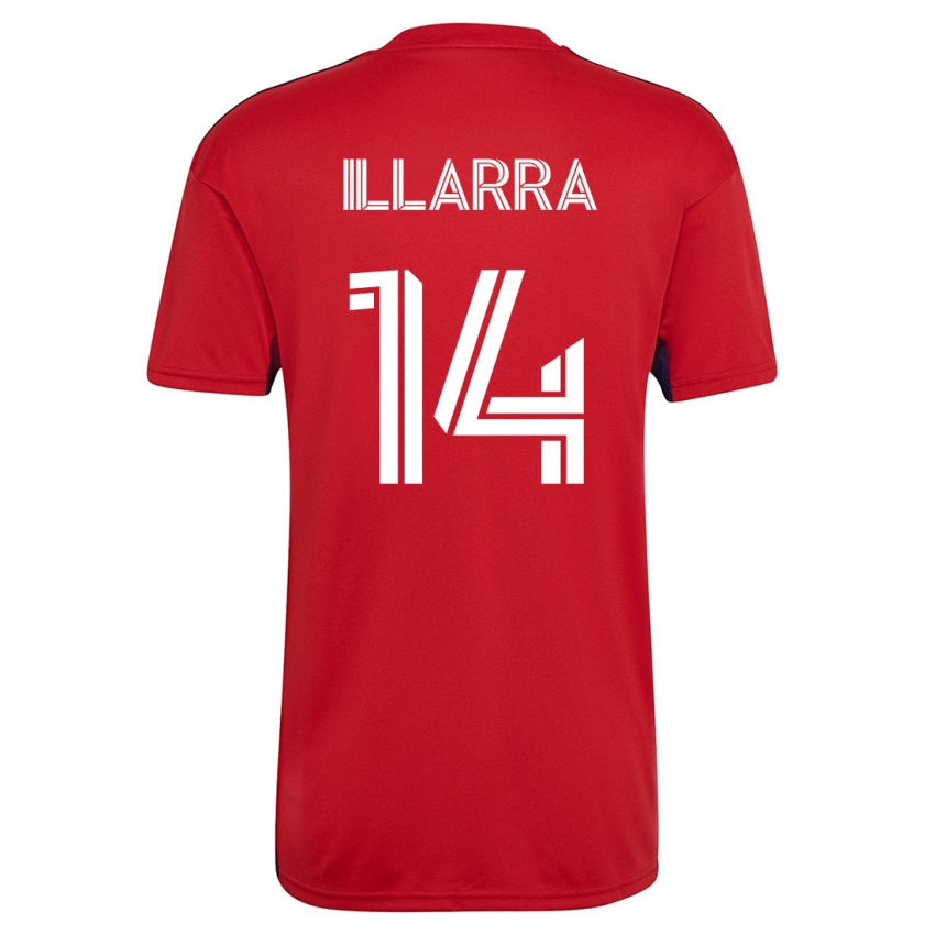 Damen Asier Illarramendi #14 Rot Heimtrikot Trikot 2023/24 T-Shirt Schweiz
