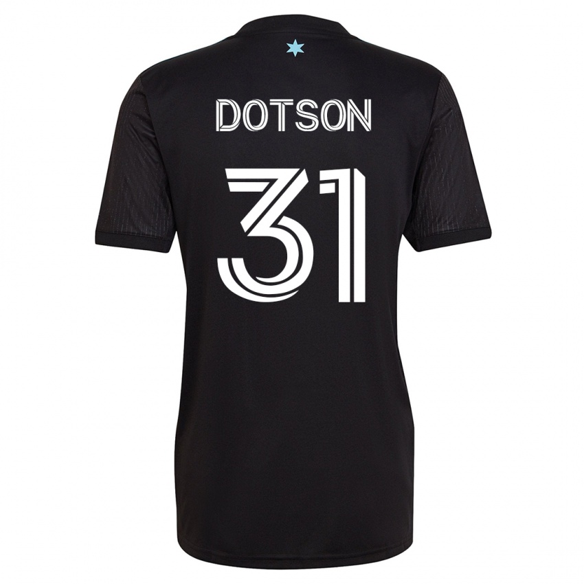 Damen Hassani Dotson #31 Schwarz Heimtrikot Trikot 2023/24 T-Shirt Schweiz