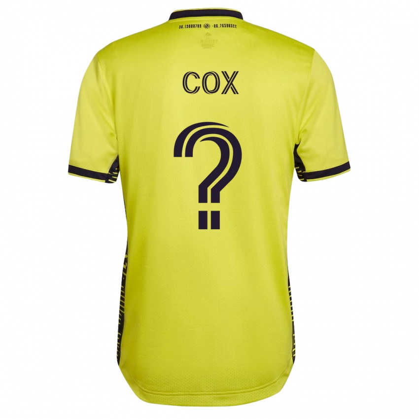 Damen Justin Cox #0 Gelb Heimtrikot Trikot 2023/24 T-Shirt Schweiz