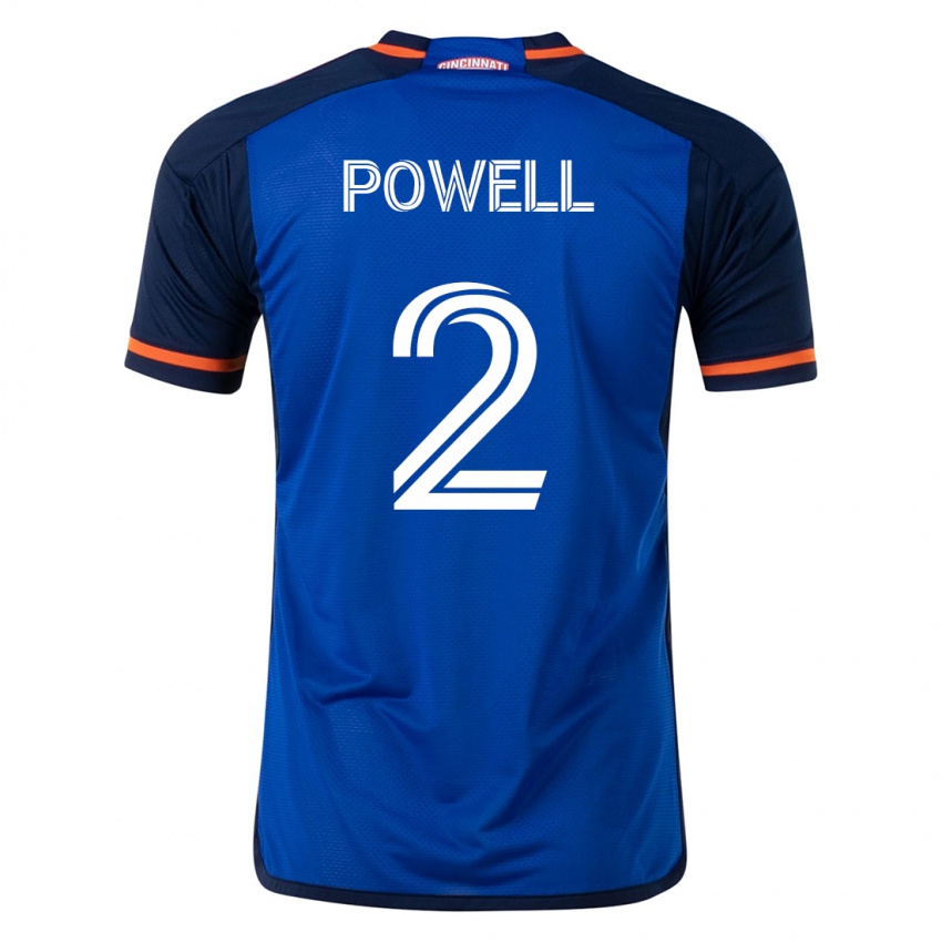 Damen Alvas Powell #2 Blau Heimtrikot Trikot 2023/24 T-Shirt Schweiz