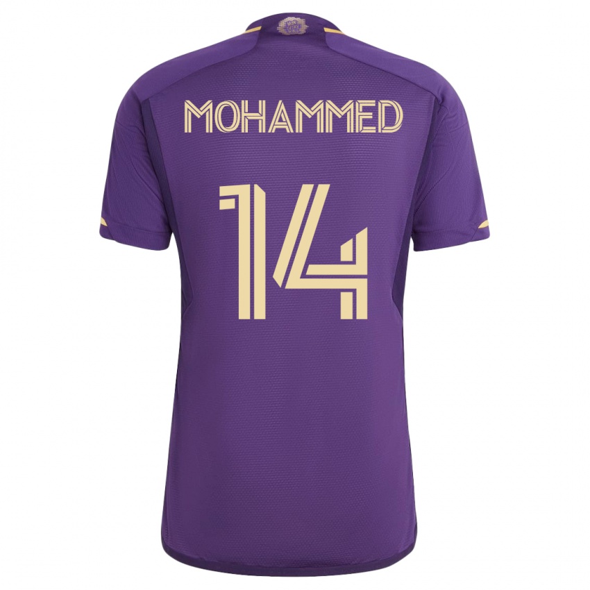 Damen Shak Mohammed #14 Violett Heimtrikot Trikot 2023/24 T-Shirt Schweiz