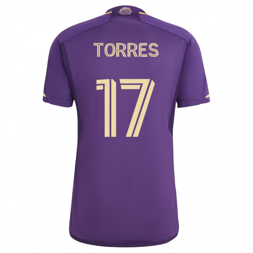 Damen Facundo Torres #17 Violett Heimtrikot Trikot 2023/24 T-Shirt Schweiz