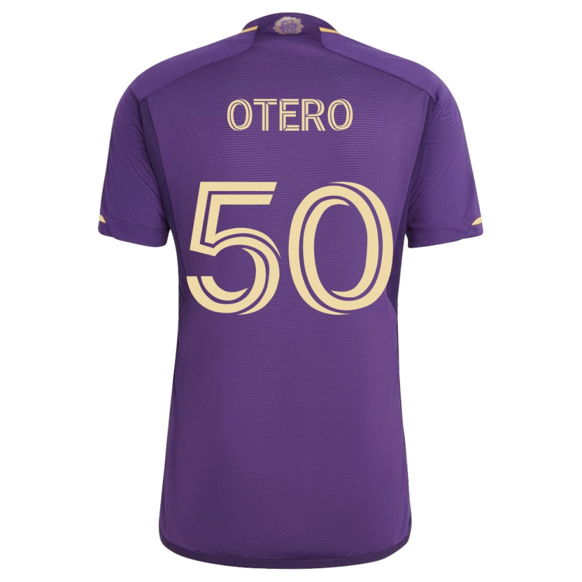 Damen Javier Otero #50 Violett Heimtrikot Trikot 2023/24 T-Shirt Schweiz