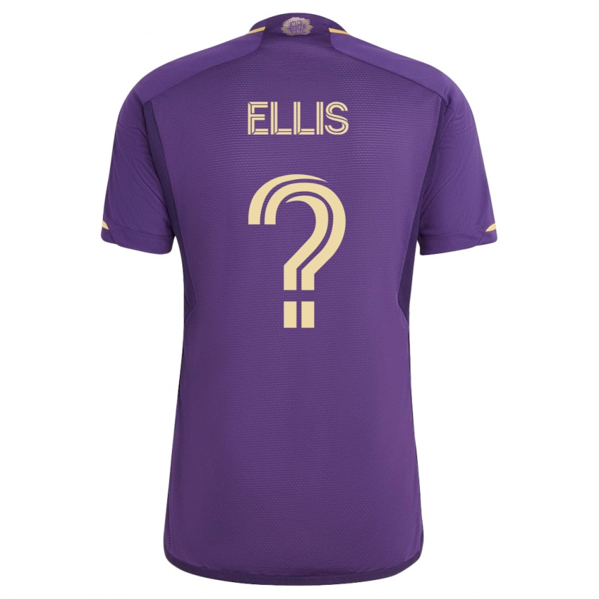 Damen Justin Ellis #0 Violett Heimtrikot Trikot 2023/24 T-Shirt Schweiz
