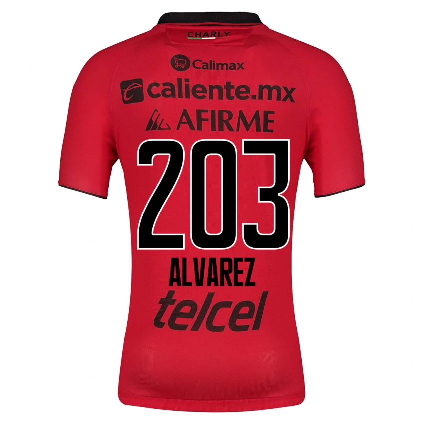 Damen Jaime Álvarez #203 Rot Heimtrikot Trikot 2023/24 T-Shirt Schweiz