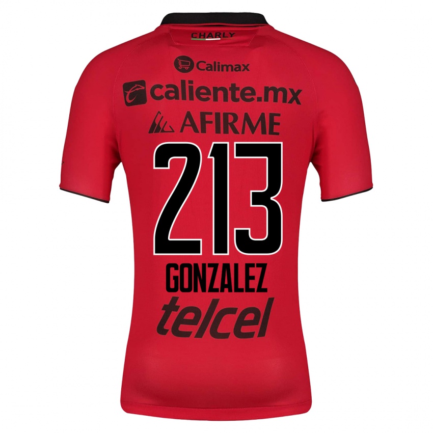 Damen Óscar González #213 Rot Heimtrikot Trikot 2023/24 T-Shirt Schweiz