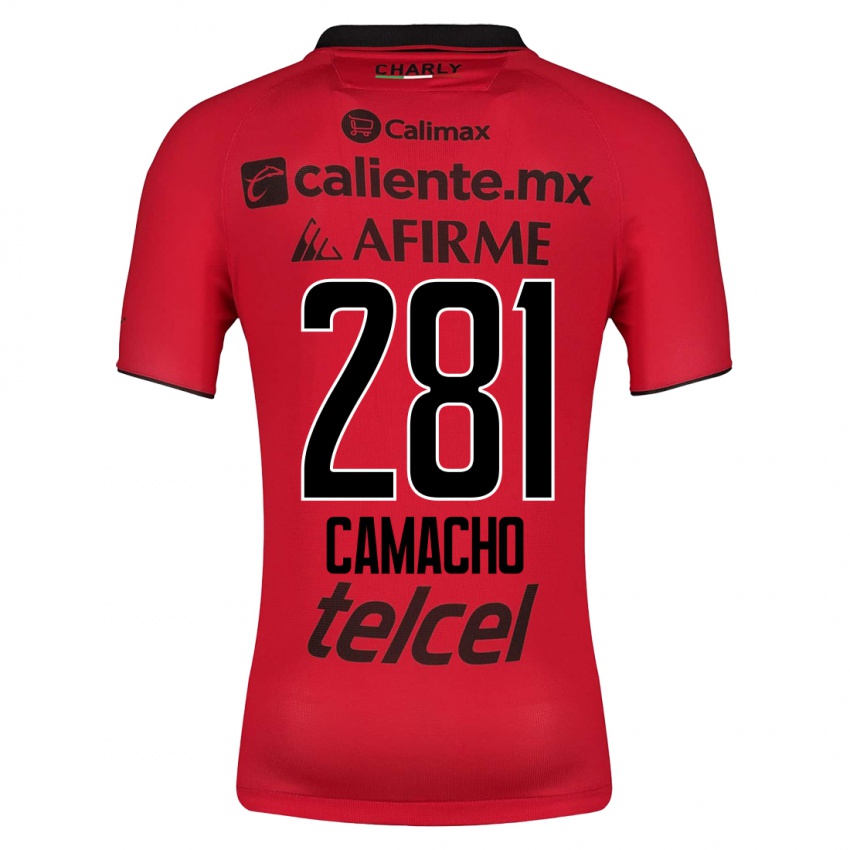 Damen Javier Camacho #281 Rot Heimtrikot Trikot 2023/24 T-Shirt Schweiz