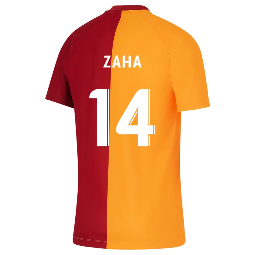 Damen Wilfried Zaha #14 Orangefarben Heimtrikot Trikot 2023/24 T-Shirt Schweiz