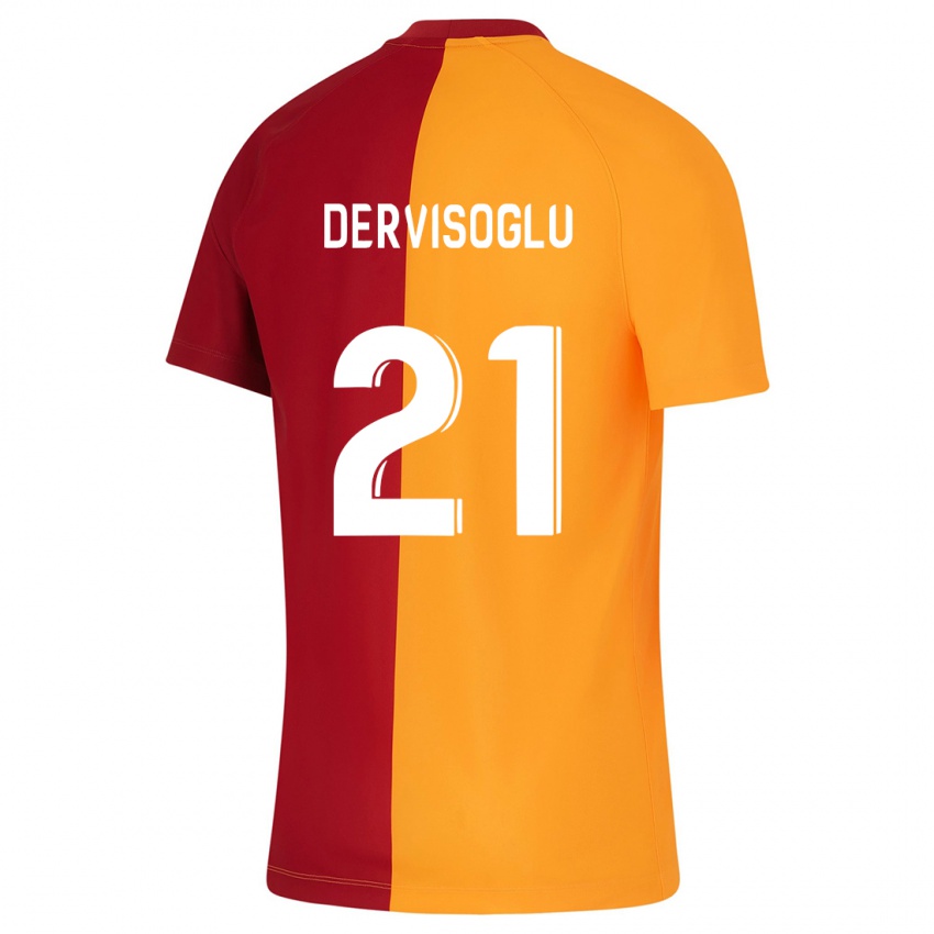 Damen Halil Dervişoğlu #21 Orangefarben Heimtrikot Trikot 2023/24 T-Shirt Schweiz