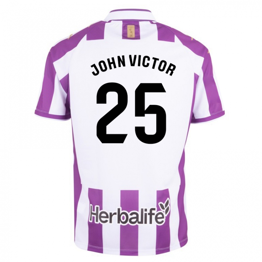 Damen John Victor #25 Lila Heimtrikot Trikot 2023/24 T-Shirt Schweiz