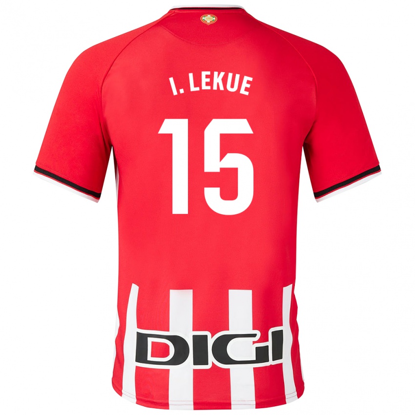 Damen Inigo Lekue #15 Rot Heimtrikot Trikot 2023/24 T-Shirt Schweiz