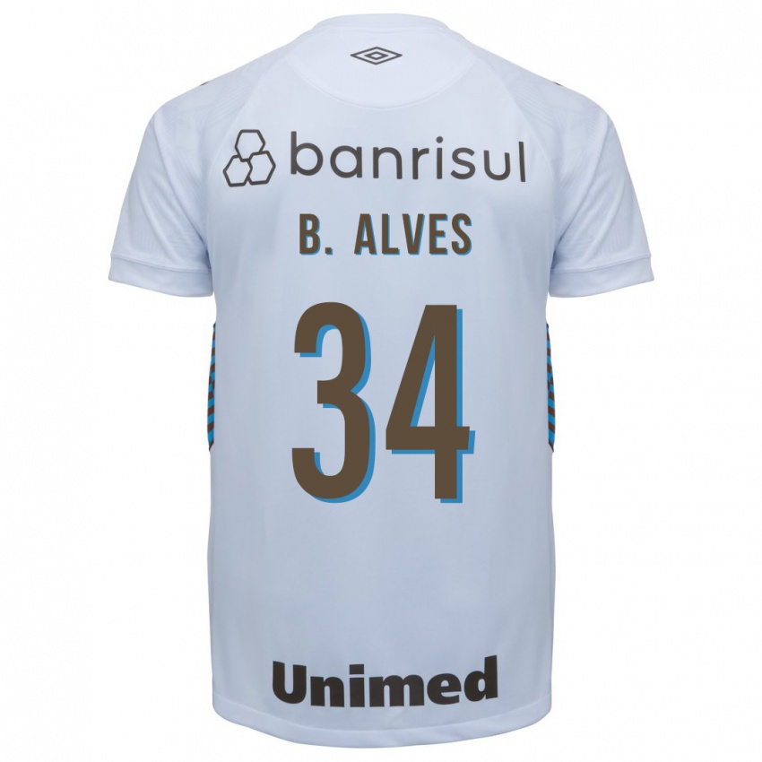 Damen Bruno Alves #34 Weiß Auswärtstrikot Trikot 2023/24 T-Shirt Schweiz