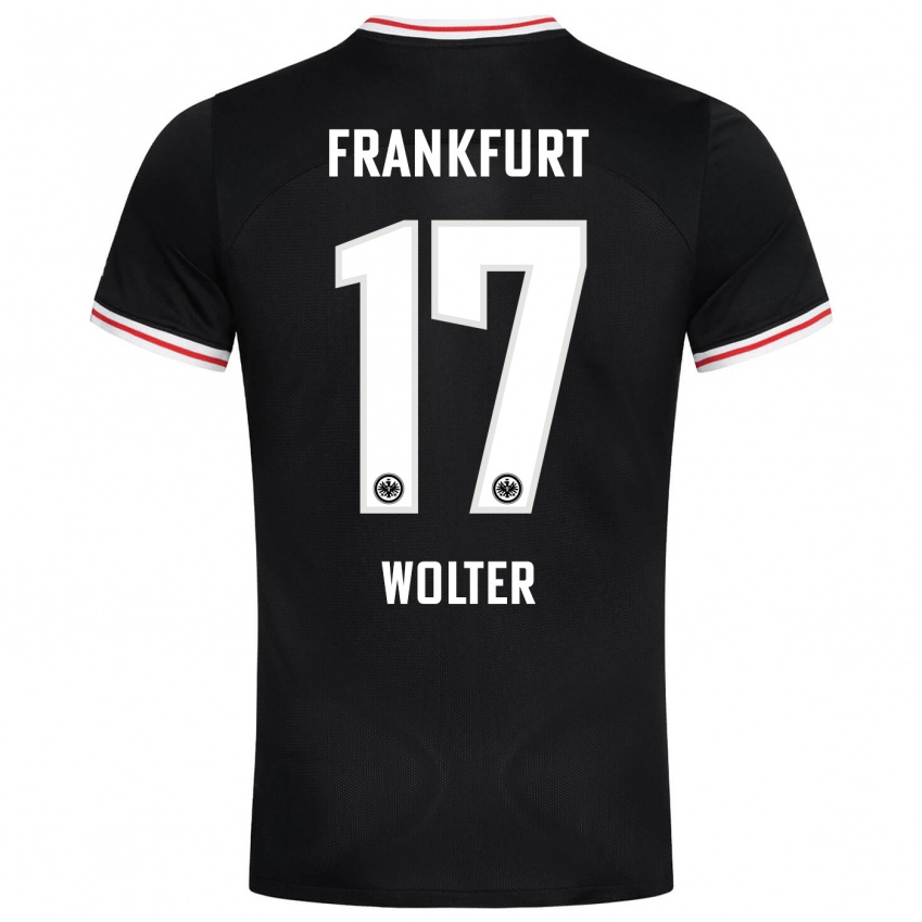 Damen Pia-Sophie Wolter #17 Schwarz Auswärtstrikot Trikot 2023/24 T-Shirt Schweiz