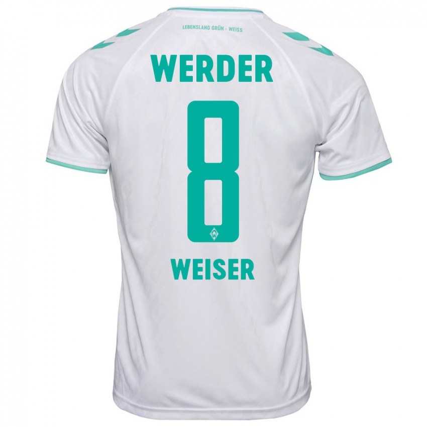Damen Mitchell Weiser #8 Weiß Auswärtstrikot Trikot 2023/24 T-Shirt Schweiz